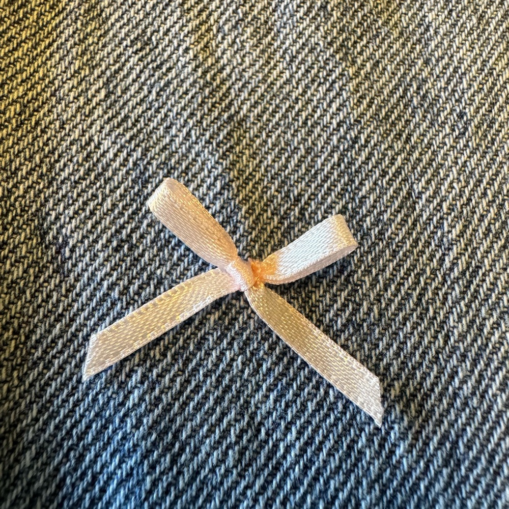 Pink Bow 🎀 Straight Leg Jeans 👖